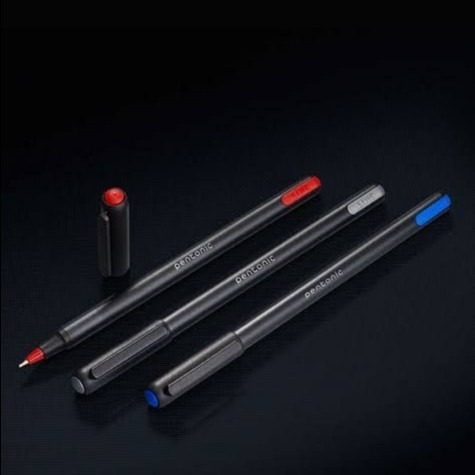 

Terbaru KYe Pentonic Pulpen Sekolah Kantor Hitam Biru Merah Pen Alat Tulis 100% ori