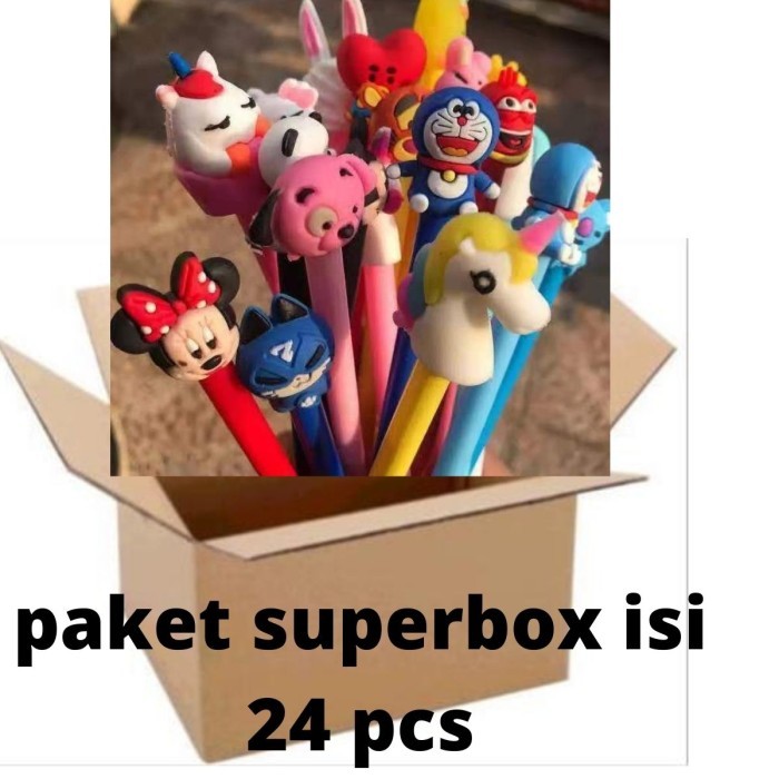 

Terbaru `Terbaru~ PAKET SUPERBOX PULPEN BOLPEN LUCU IMUT ISI 24 PCS / BIJI 2 lusin LUCU IMUT RANDOM