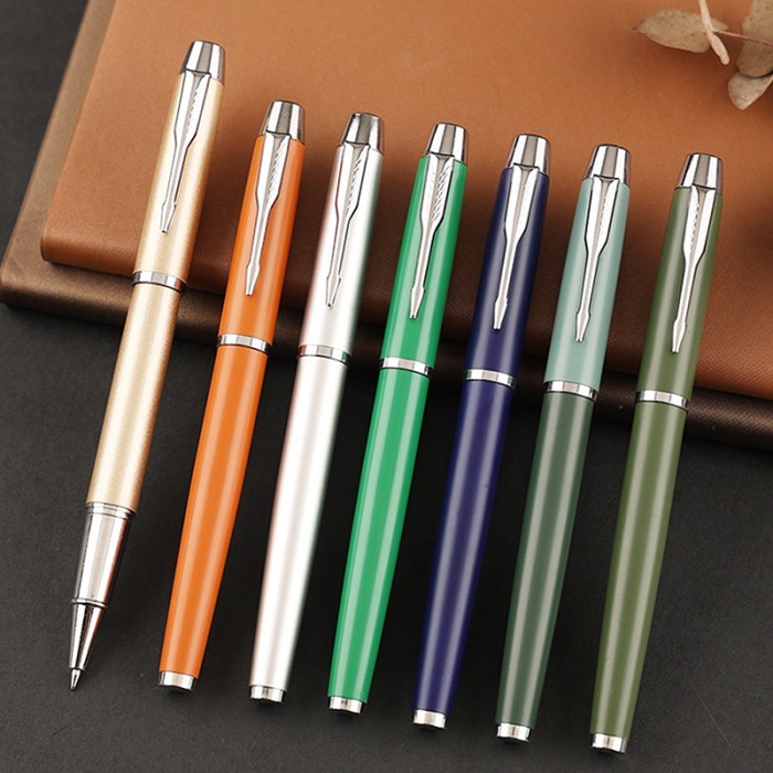 

Terbaru Metal Ball Point Pen Clip Signature Ballpoint Pens For Business Writing Office Stationery