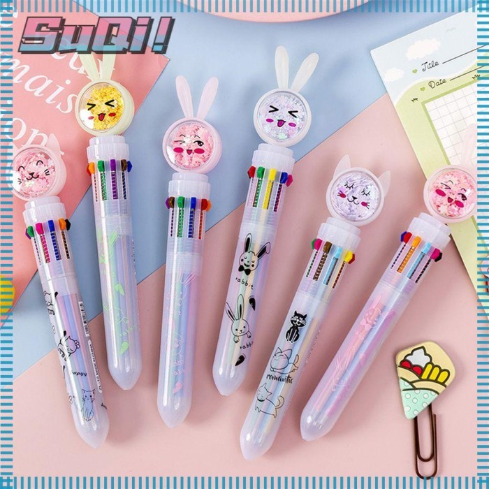 

Terbaru 1 Pc Pulpen 10 Warna Gaya Korea Untuk Sekolah / Kantor 100% ori