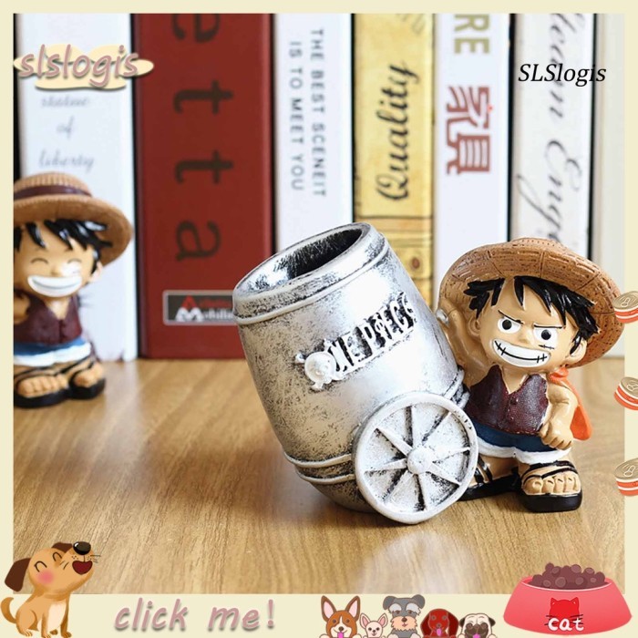 

Terbaru Slslogis Anime One Piece Luffy Resin Kantor Tempat Pulpen Pot Pensil K 100% ori