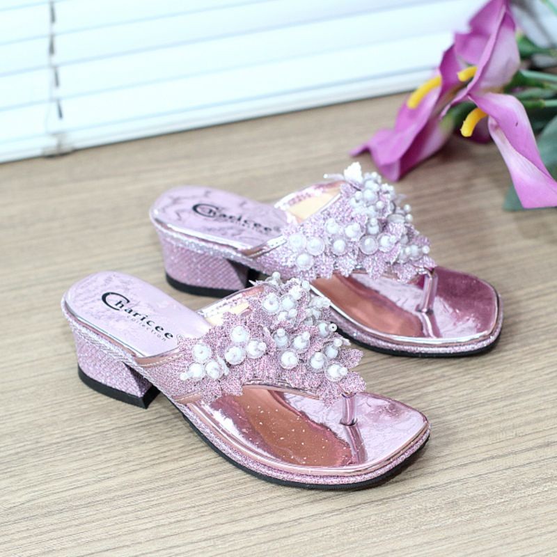 Hill Terbaru 2025 Hak Tahu Ringan Kondangan Highheels Kids Import Premium Sandal Pesta Amak Formal G