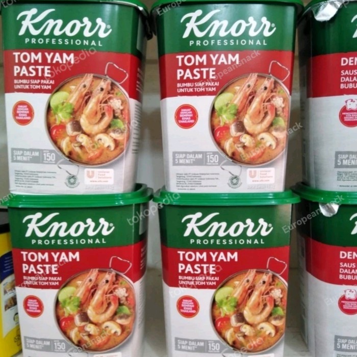 

knorr tom yam paste 1.5kg, knorr tom yam paste 1.5 kg bumbu siap pakai