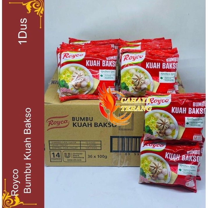 

Royco Bumbu Kuah Bakso 100 gr Bumbu Kuah Bakso Rasa Sumsum Sapi 100g