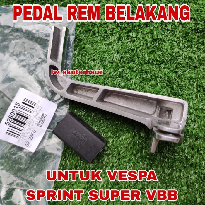 PEDAL REM BELAKANG UNTUK VESPA SPRINT SUPER VBB DKK