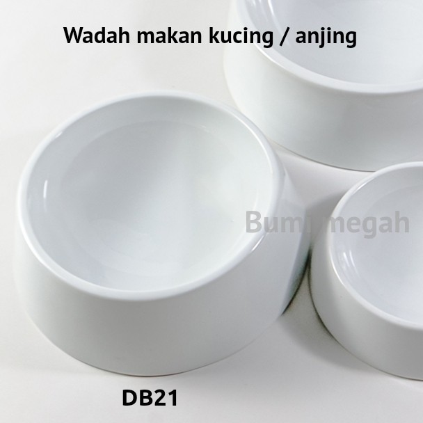Tempat makan kucing / Wadah makan kucing Keramik indokeramik