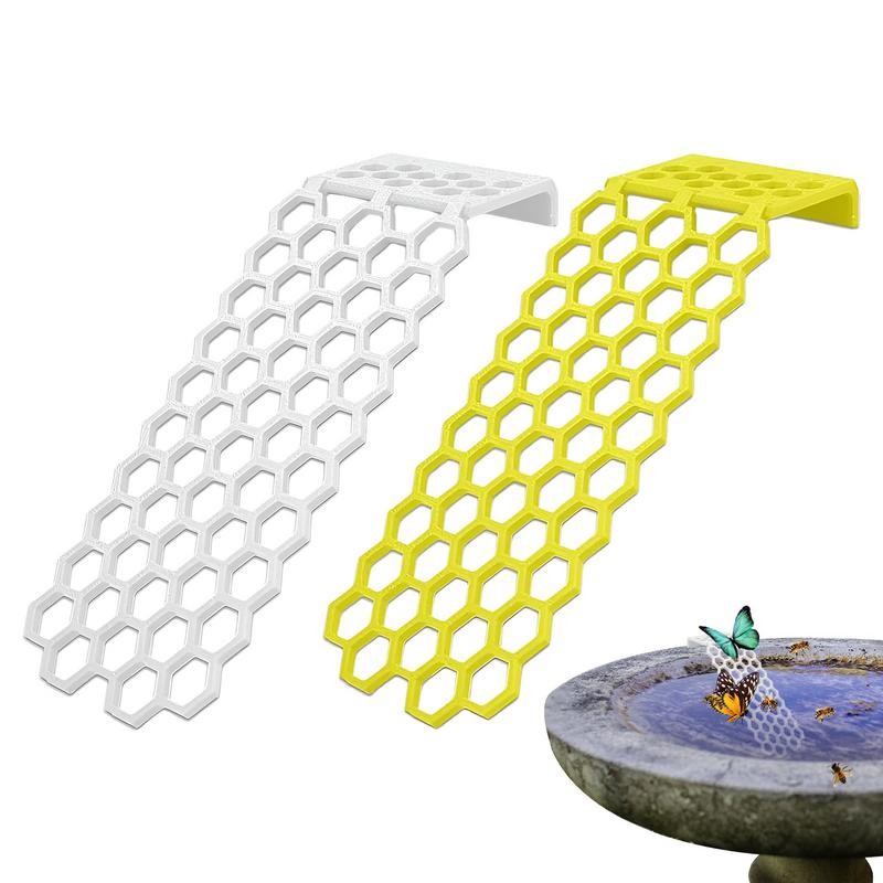 

2pcs Creative Floating Bee Ladder Station Bee Waterer Ladder Butterfly Bee Water Catcher Cups For Outdoor Garden Beekeeper