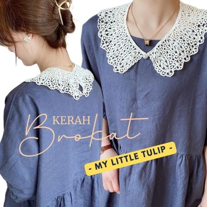 KERAH BAJU WANITA INSTANT / KERAH PALSU BAJU / FASHION KOREAN FAKE COLLAR / AKSESORIS ATASAN BLOUSE