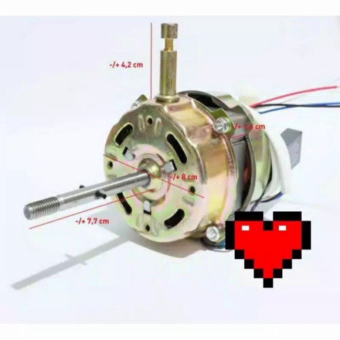 DINAMO KIPAS ANGIN MIYAKO , MOTOR KIPAS STANFAN MIYAKO AS PENDEK