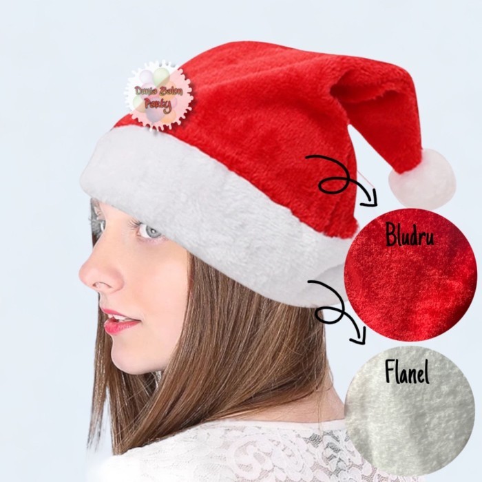 

NEW! Topi Natal Merry Xmas Polos Tebal / Topi Merry Christmas Limited