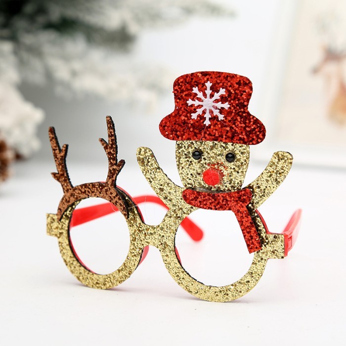 

NEW! Kacamata Natal Christmas Costume Santa Konstum Kado Souvenir Natal - CK 302 SNOWMAN Limited
