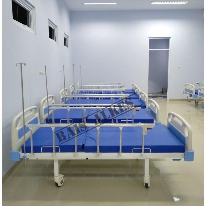 PROMO Tempat Tidur Rumah Sakit 2 Engkol Bed Pasien Ranjang Medis 2 Crank