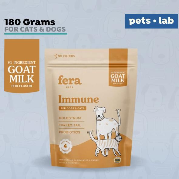 TERBARU - Fera Pet Organics Immune Goat Milk Colostrum Probiotik Anjing Kucing