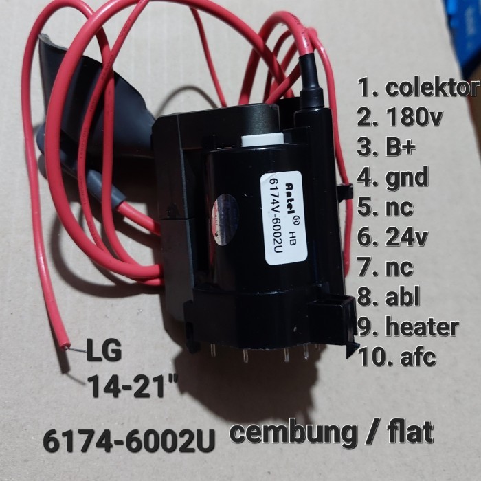 PLAYBACK TV LG 21 6174Z 8005A FLYBACK TV 6174Z-8005A 6174 8005