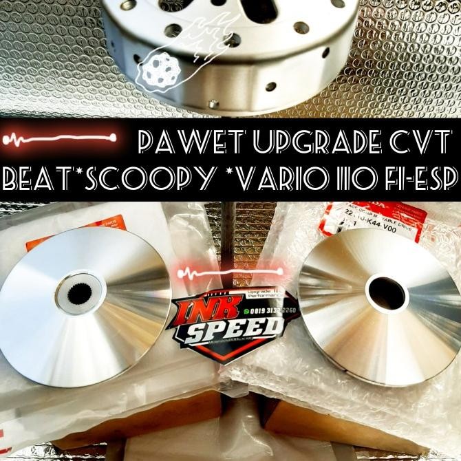 PAKET UPGRADE CVT BEAT SCOOPY VARIO FI ESP BEAT STREET BEAT DELUXE GENIO PAKET KIRIAN