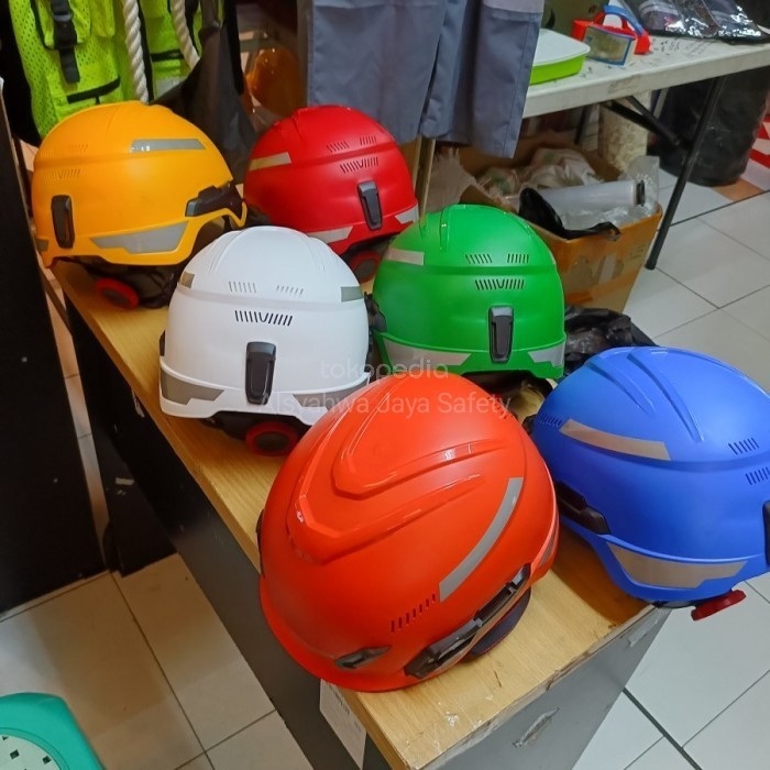 Helm climbing MSA V-gard H1 Safety Helmet SNI