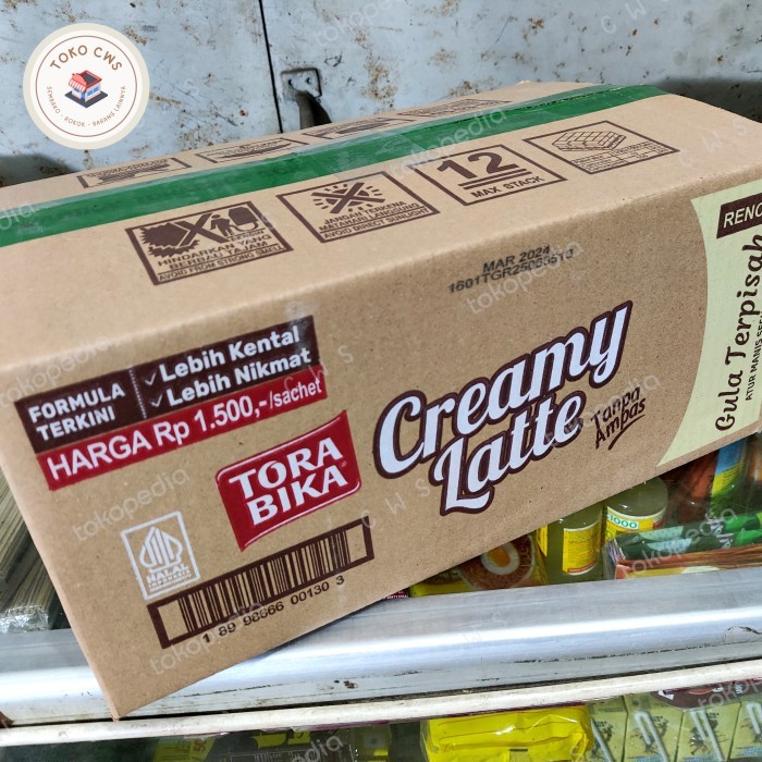 

Creamy Latte Torabika Kopi Instan - 1 Dus / 120 Pcs Diskon