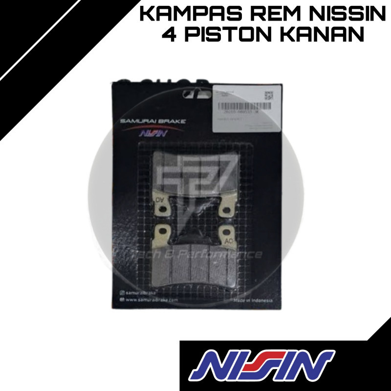 Kampas Rem Nissin 4 Piston Kanan