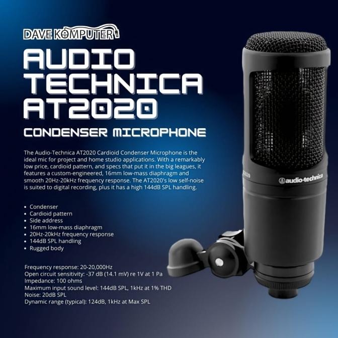 Audio Technica AT2020 Microphone