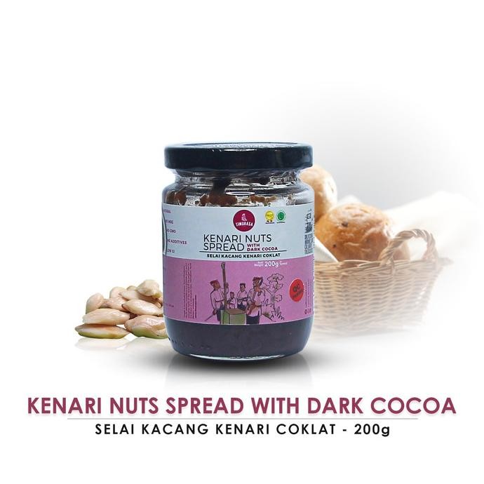 

New Selai Kacang Kenari Coklat (Kenari Nuts Spread Dark Cocoa)