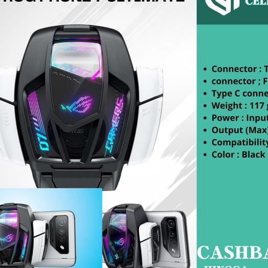 Aero Cooler For Rog Phone 7 Ultimate Gnal