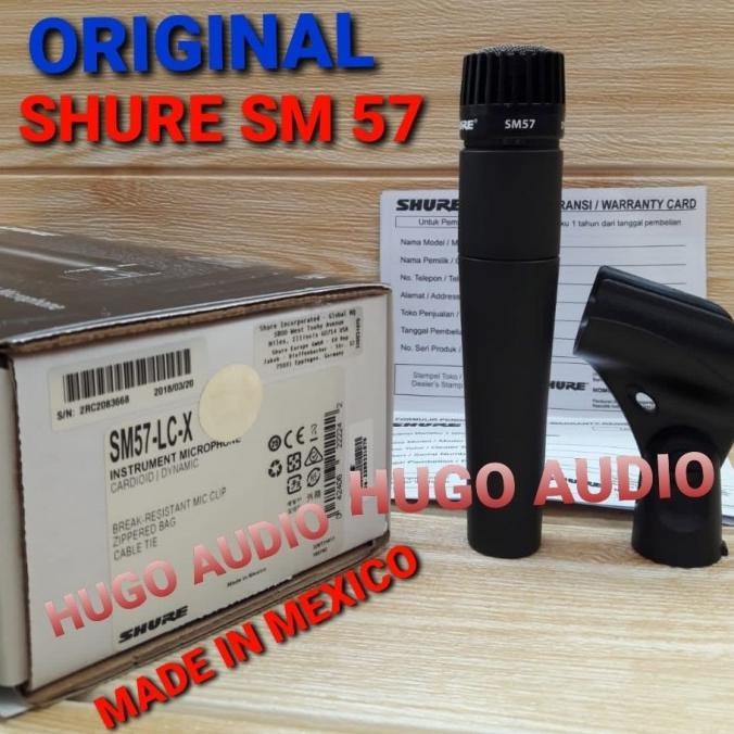 MIC SHURE SM 57 ORIGINAL SHURE SM57 ORI