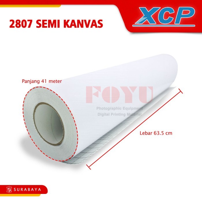 

Plastik Laminating Cold Dingin Xcp 260 Mic 63.5Cmx41M Semi Kanvas 2807 Promo