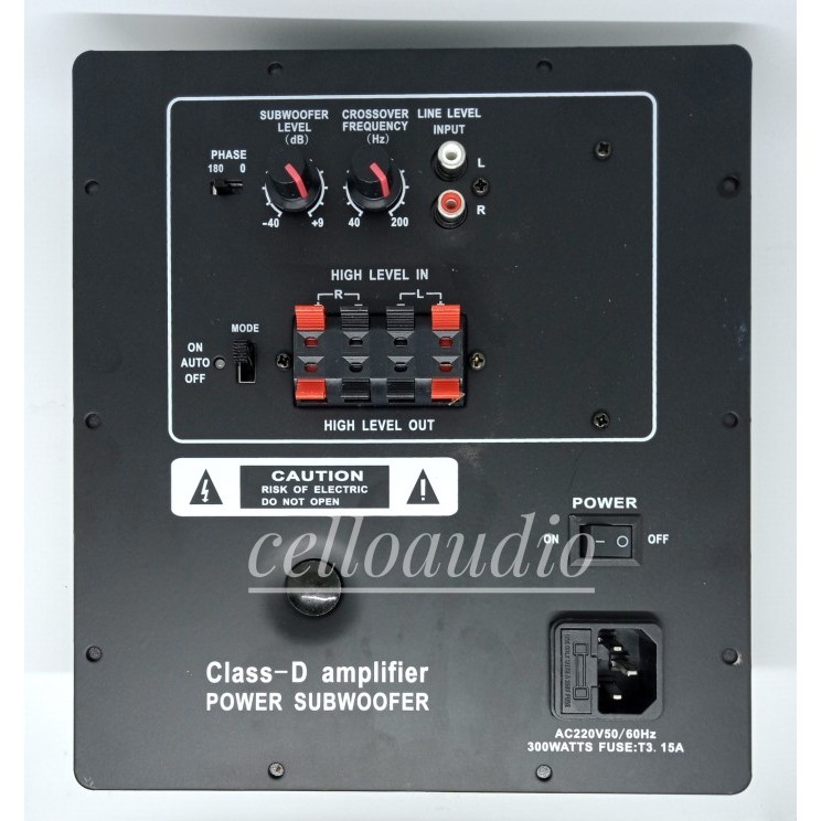 Promo Power Kit Subwoofer Aktif Ht-300D Class D Amplifier Ht 300D