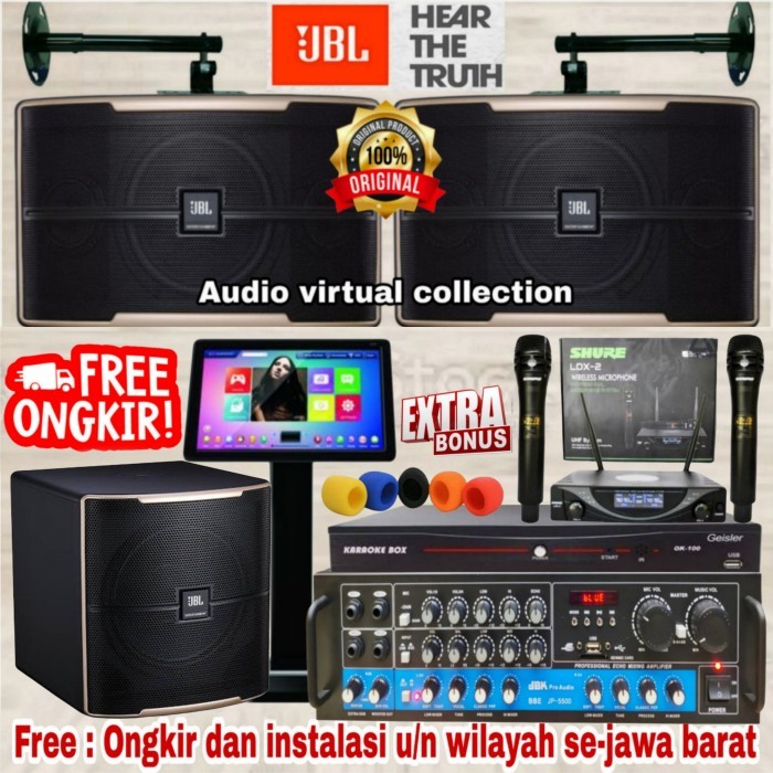 Terlaris Paket Sound Karaoke Jbl 10Inch + Subwoofer Jbl 12Inch