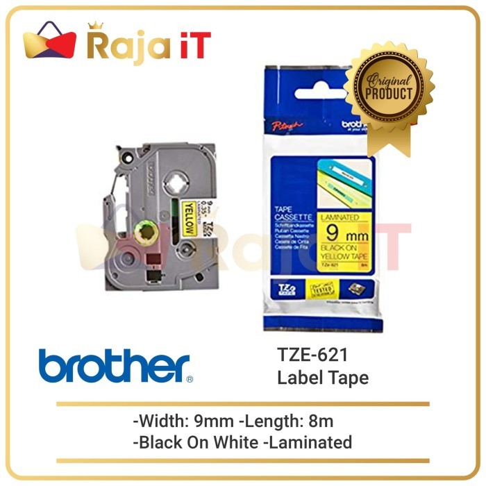 

Brother Label Tape Tze 621 9Mm Black On Yellow Terbaru