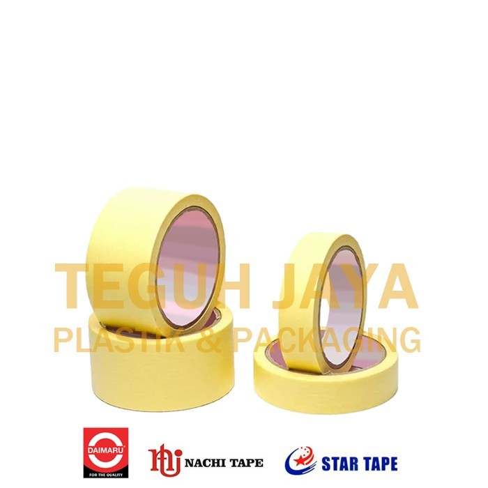 

Lakban Kertas Masking Tape Eka Nachi Star 1 Dus 12Mm 24Mm 48Mm X 20 Promo