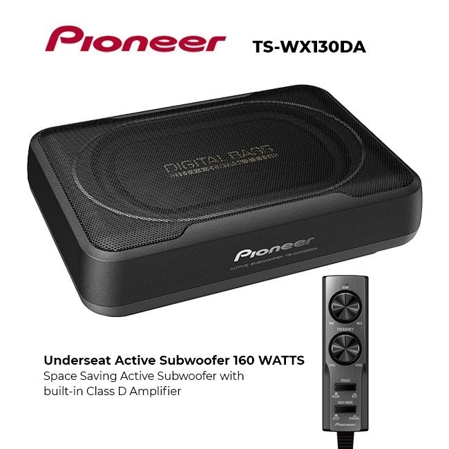 Basstube Pioneer TS WX130DA 8 inch Kolong Jok Mobil Subwoofer Aktif