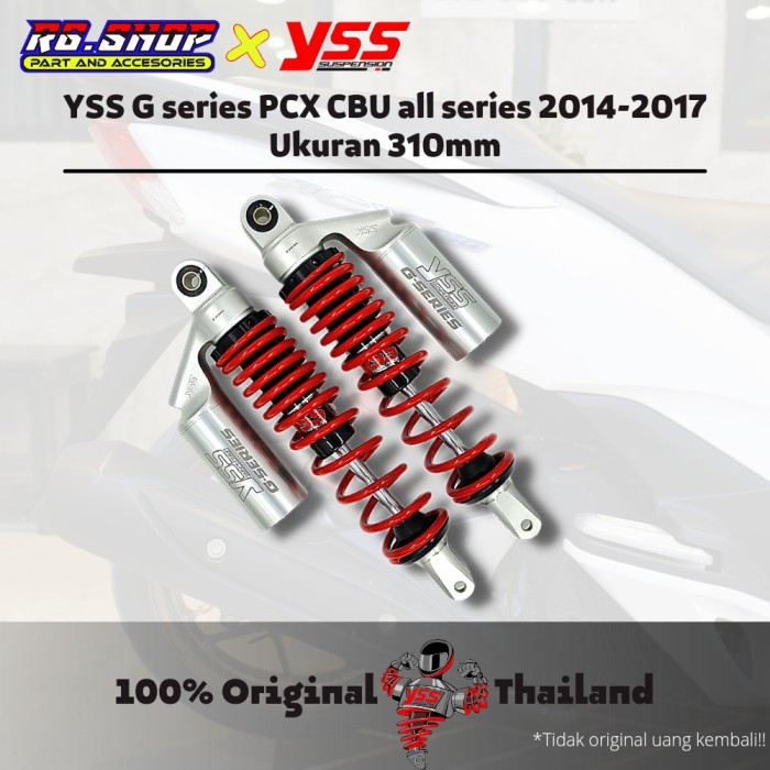 shock YSS tabung G series 310mm PCX CBU 2014-2017 original thailand