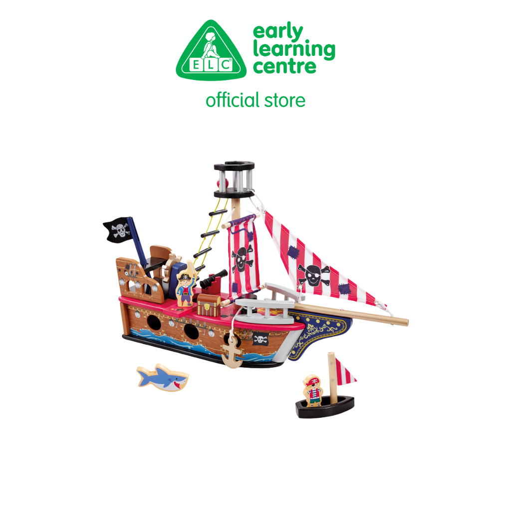 ELC Wooden Adventure Pirate Ship - Mainan Bajak Laut Kayu Anak