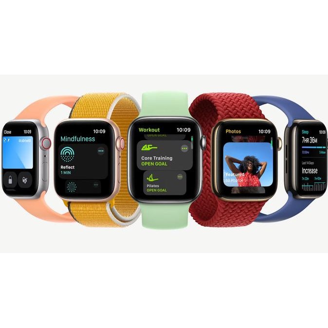 Apple Watch Series 7 2021 41mm 45mm Midnight Starlight Green Blue Red