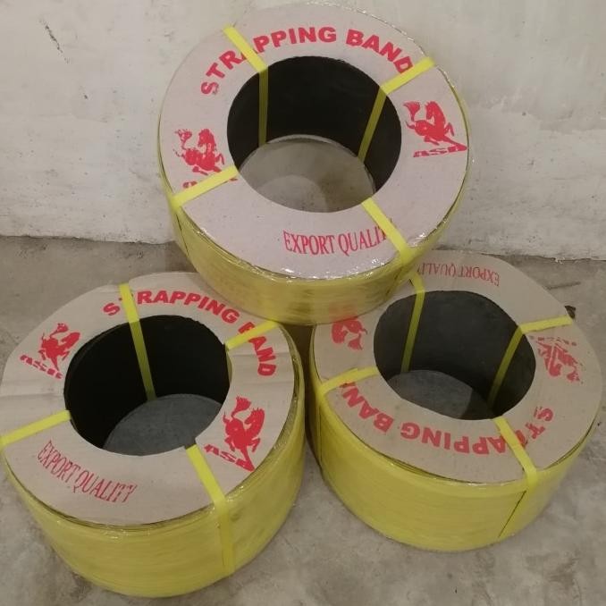 

PP Strapping Band / Tali Packing Grade ORI 12mmx0.6mm 10kg(1800m)/rol