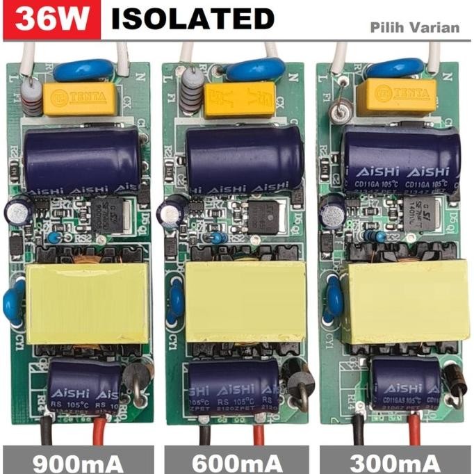 UTP01 LED DRIVER HPL 36W ISOLATED 300MA 600MA 900MA AKUARIUM AQUASCAPE