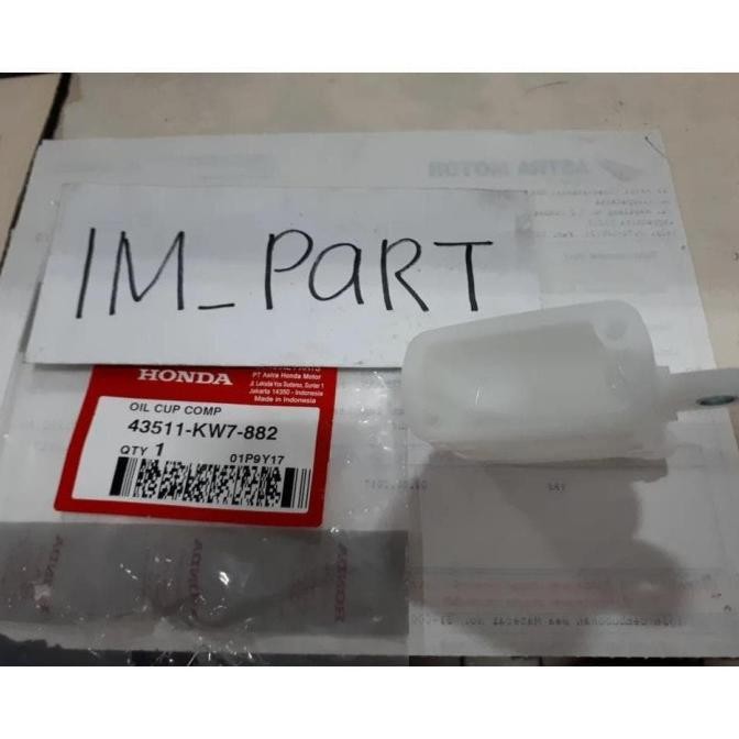 43511-KW7-882 RUMAH MINYAK REM BELAKANG SUPRA X 125 BLADE 125 CB 150 R