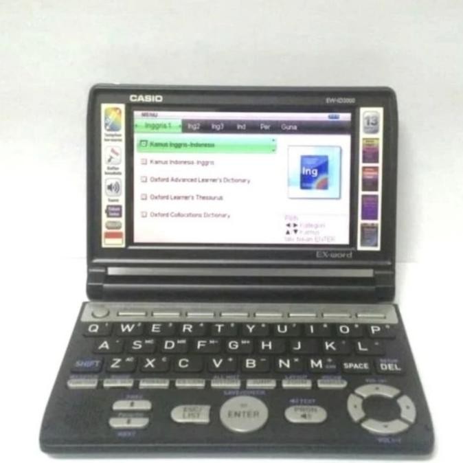 

TERLARIS - Kamus Inggris Elektronik CASIO EW-ID2000 EX-WORD Electronic Dictionary