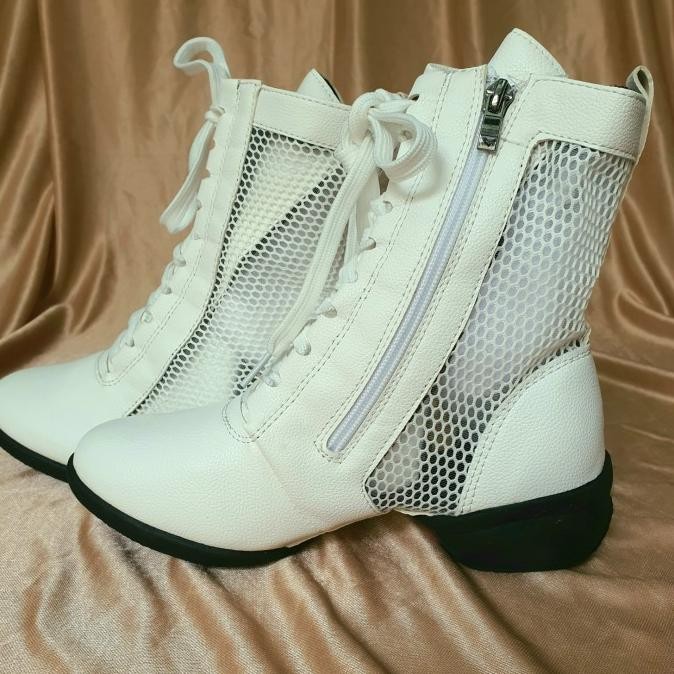 sepatu boots line dance senam dansa women boots shoes latin dance mesh TP