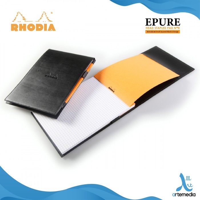 

Buku Catatan Rhodia Epure 8,4X22Cm Head Stapled Pad N8 Notepad Promo