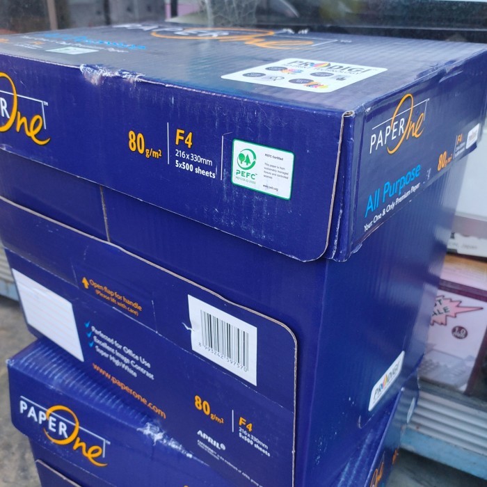 

Kertas Hvs Paper One F4 80 Gsm 1Box Isi 5 Rim Harga Promo Terbatas Diskon