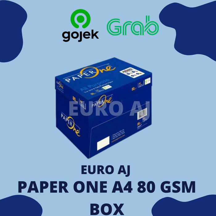 

Paperone A4 80 Gr (1 Box 5 Ream) Khusus Grab Instant Terbaik