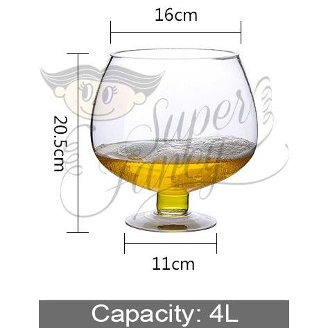 Gelas bir gelas kaca wine beer glass jumbo big besar party pesta [terbaik]