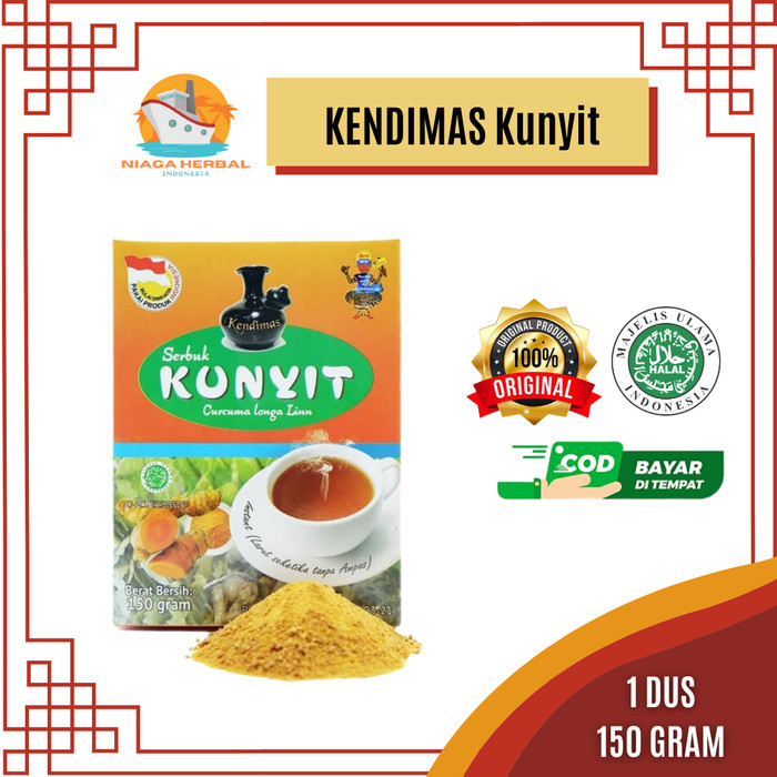 

KENDIMAS Kunyit Bubuk Instan 200gr Herbal Alami