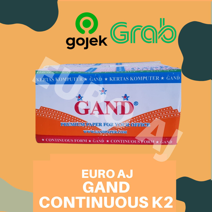 

Gand Continuous Form 2Ply Khusus Gojek Grab Diskon