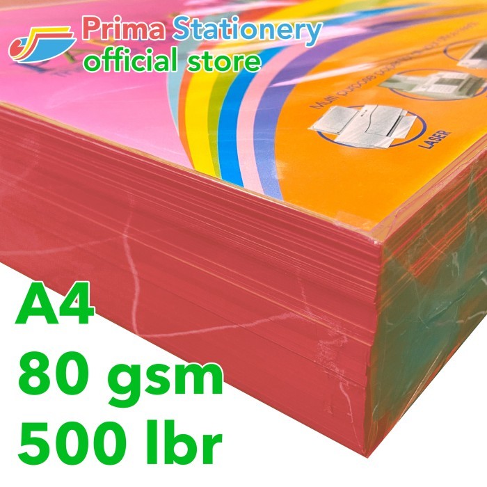 

Paperfine Kertas Hvs Warna A4 It 250 Red Rim Isi 500 Lbr [Tc] Terbaik