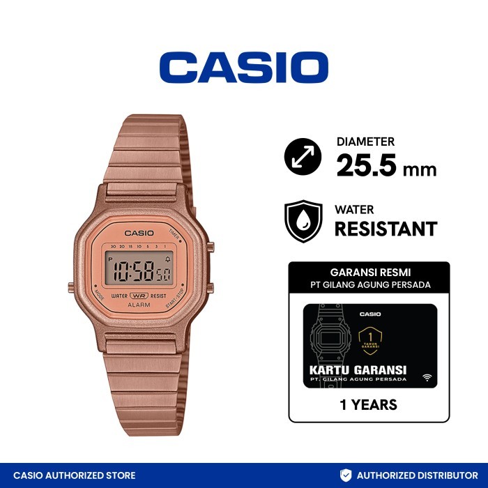 Jam Tangan Casio Vintage Wanita LA-11WR-5ADF Digital