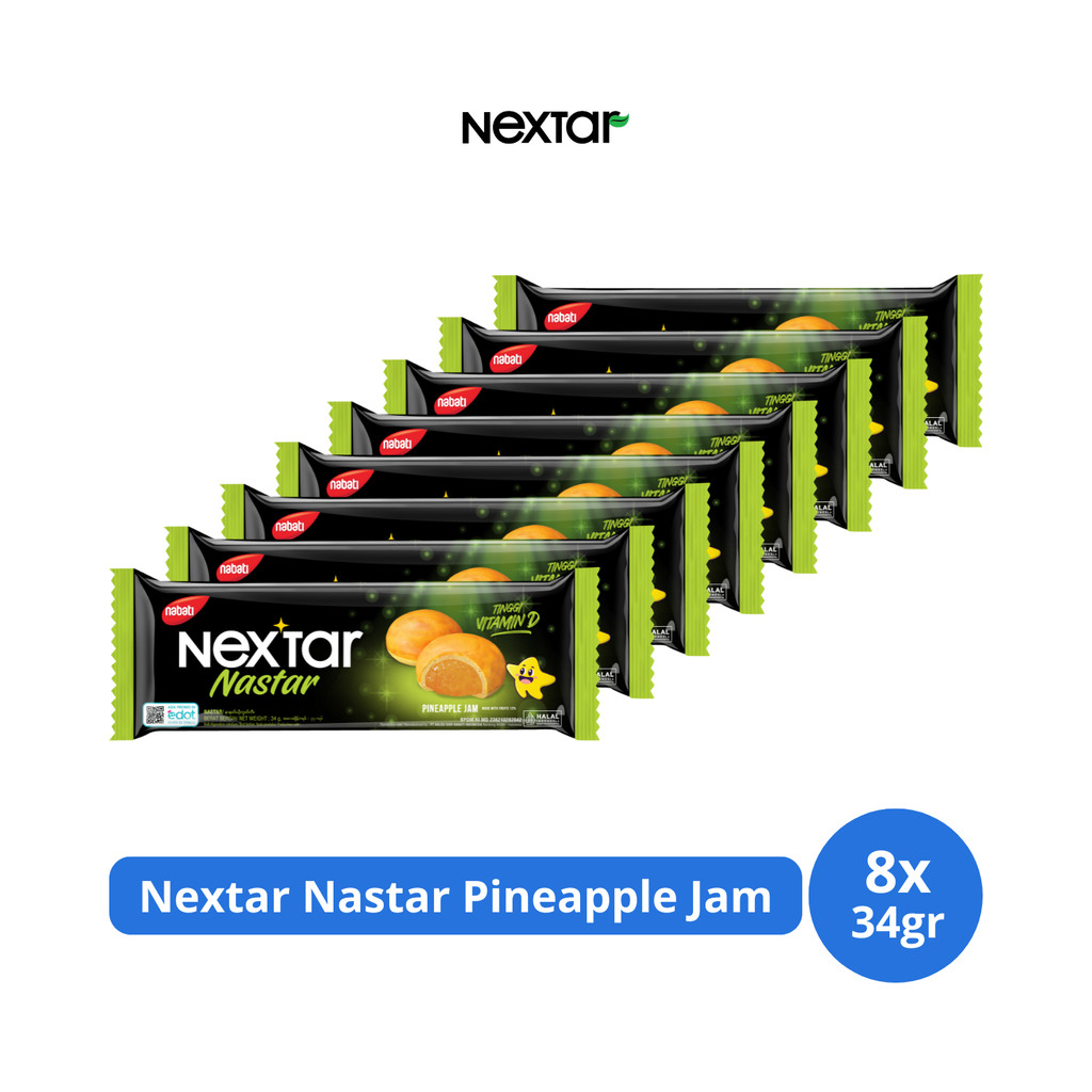 

Nextar Nastar Pineapple Jam 34gr x 8 pcs