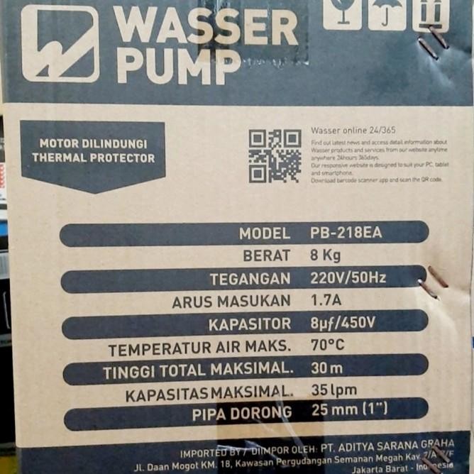 Pompa Dorong Wasser Pump Pb- 218 Ea / Pompa Booster Wasser Pb218Ea
